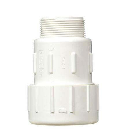 KEEN CPA-1500 PVC Male Compression Adapter White - 1.5 in. KE154584